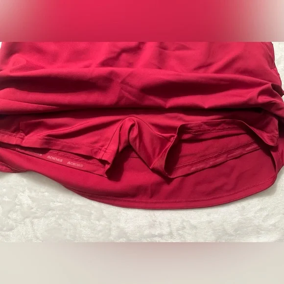 adidas women's maroon golf skirt - Picture 3 of 8